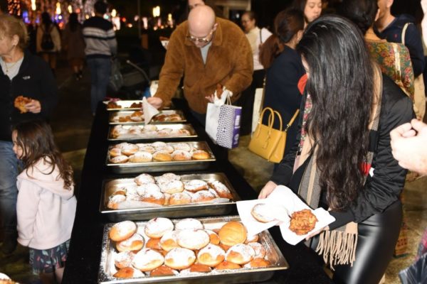 donuts and latkes